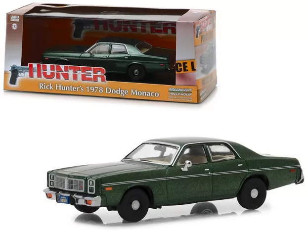 Greenlight Dodge Monaco Police 1978 Rick Hunter 1:43 86537