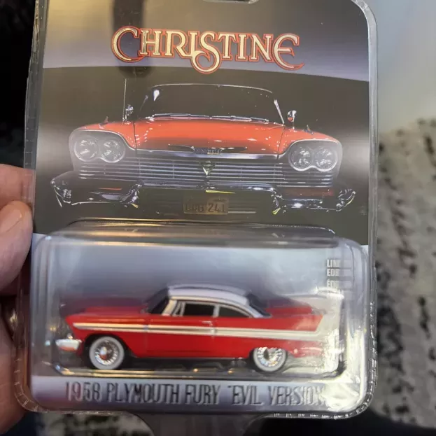 Greenlight Plymouth Fury 2-door 1958 Black Windows Evil Version Christine La Macchina Infernale 1:64 44840B