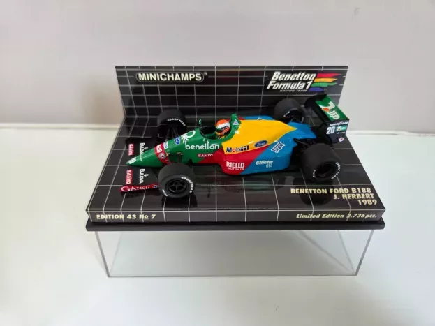 Minichamps Benetton F1 B188 Ford N 20 1989 J.herbert 1:43 400890120