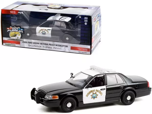 Greenlight Ford Crown Victoria Police Highway Patrol Interceptor 2008 1:24 85523