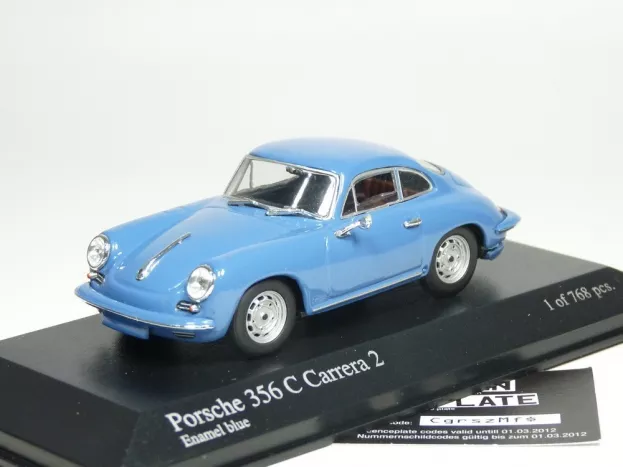 Minichamps Porsche 356c Carrera 2 1963 1:43 430062364