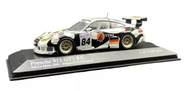 Minichamps Porsche 911 996 Gt3rs N 84 24h Le Mans 2004 Burgess Colin Bagnall 1:43 400046984