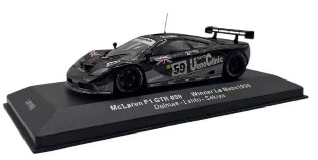 IXO Models Mclaren F-1 Gtr Ueno Clinic N 59 Winner 24h Le Mans 1995 night Version Y.dalmas M.sekiya J-j.lehto 1:43 LM1995