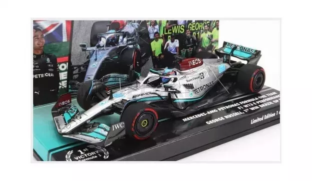 Minichamps Mercedes F1 W13e Team Mercedes-amg Petronas F1 N 63 first F1 Win Winner Brazilian Gp 2022 George Russell 1:43 447222163