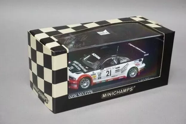 Minichamps Bmw 3-series M3 Gtr Team Alms N 21 24h Daytona 2004 B.said B.auberlen J.marks J.hand 1:43 400042121