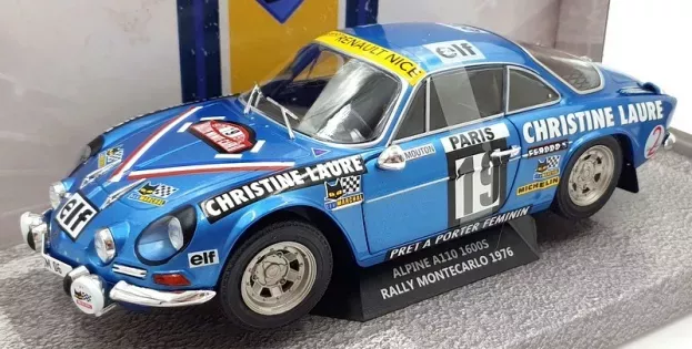 Solido Alpine A110 Alpine 1600sc N 19 Rally Montecarlo 1976 M.mouton F.conconi 1:18 1804204