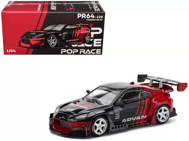 Pop Race Toyota Gr86 Pandem Advan Coupe 2022 1:64 PR640228