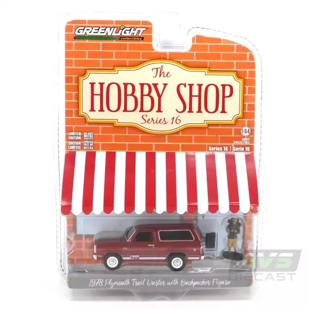 Greenlight Plymouth Trail Duster With Backpacker Figure 1978 1:64 97160C