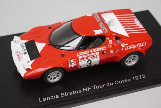 Spark Lancia Stratos Hf N 3 Rally Tour De Corse 1972 S.munari M.mannucci 1:43 S9070