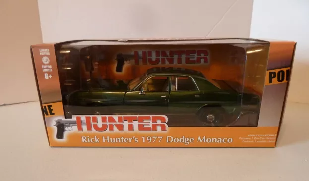 Greenlight Dodge Monaco Police 1977 Rick Hunter 1:24 84123