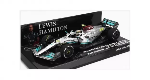 Minichamps Mercedes F1 W13e Team Mercedes-amg Petronas F1 N 44 300th F1 Grand Prix 2nd France Gp 2022 Lewis Hamilton 1:43 417221244