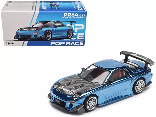 Pop Race Mazda Rx-7 Re-amemiya 2006 1:64 PR640223