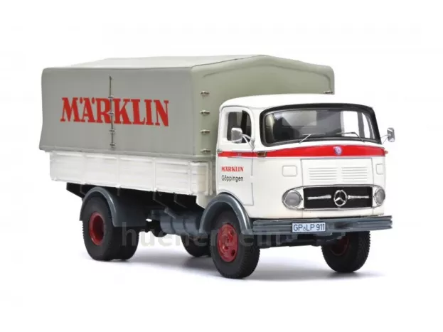 Schuco Mercedes Lp911 Truck Telonato Marklin 1963 1:43 450309900