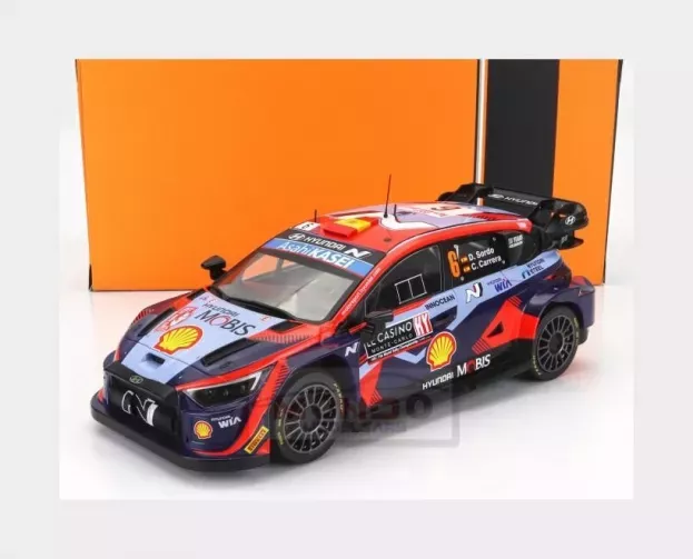 IXO Models Hyundai I20 N Rally1 Team Shell Mobis Wrt N 6 7th Rally Montecarlo 2023 Dani Sordo Candido Carrera 1:18 18RMC153B.22