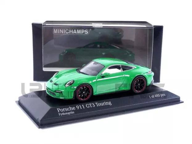 Minichamps Porsche 911 992 Gt3 Touring Coupe 2022 Black Rims 1:43 410069602