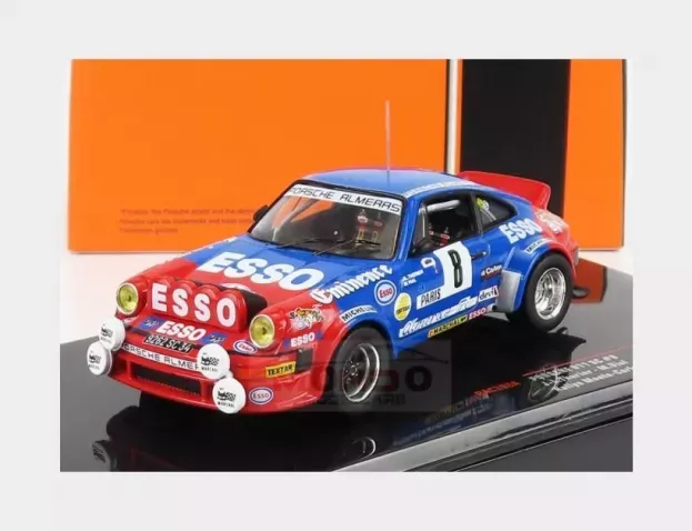 IXO Models Porsche 911sc night Version N 8 Rally Montecarlo 1982 J.l.therier M.vial 1:43 RAC398A