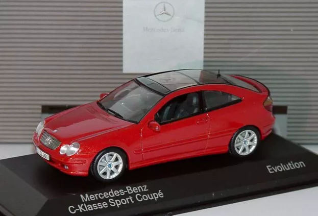 Minichamps Mercedes C-class Sportcoupe Kompressor 2002 1:43 B66961917
