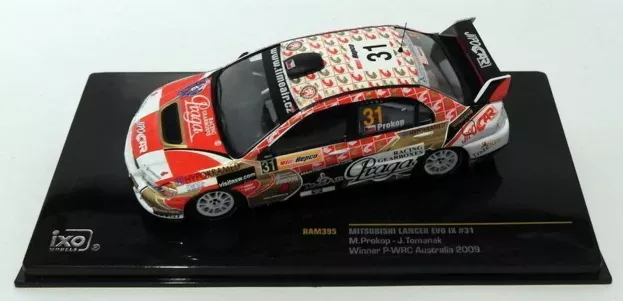 IXO Models Mitsubishi Lancer Evo Ix N 31 Rally Winner P-wrc Australia 2009 M.prokop J.tomanek 1:43 RAM395