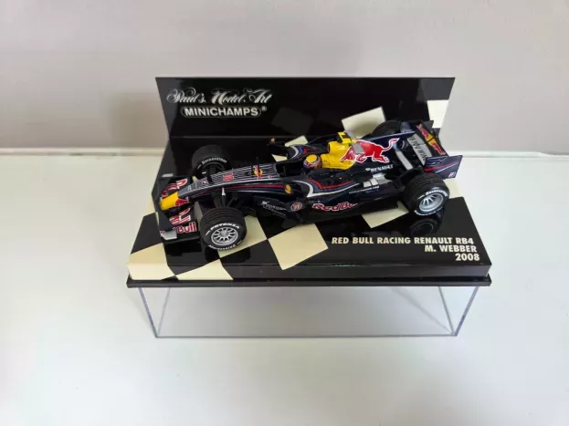 Minichamps Red Bull F1 Rb4 N 10 Race Version 2008 M.webber 1:43 400080010