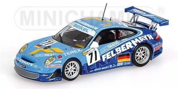 Minichamps Porsche 911 Gt3rs N 71 24h Le Mans 2007 Collin Felbermayr Sen. Felbermayr Jr. 1:43 400076771