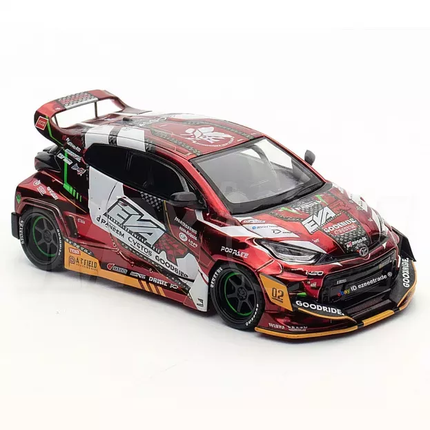 Pop Race Toyota Yaris Gr Eva Rt Goodride N 02 Racing 2023 1:64 PR640126