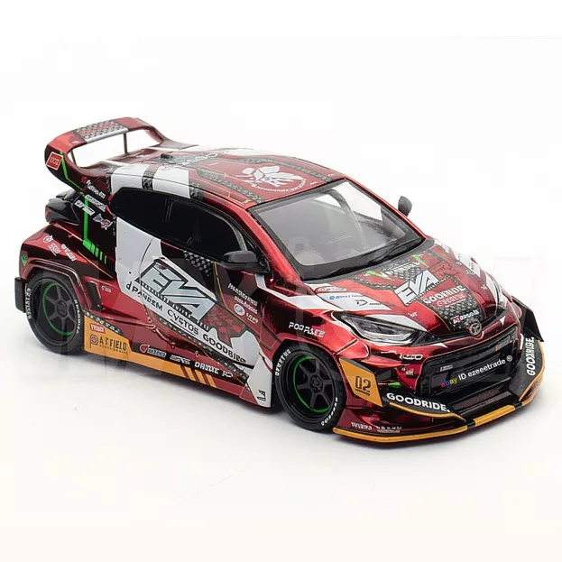 Pop Race Toyota Yaris Gr Eva Rt Goodride N 02 Racing 2023 1:64 PR640126
