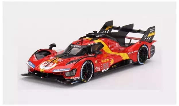 BBR Ferrari 499p 3.0l Turbo V6 Team Ferrari Af Corse N 51 3rd Wec 6h Spa 2023 Alessandro Pier Guidi James Calado Antonio Giovinazzi 1:43 BBRCS004