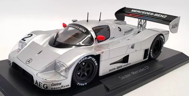 Norev Mercedes Mercedes C9 5.0l Turbo V8 Team Sauber Mercedes Junior N 2 Test Le Castellet & Jerez 1990 Michael Schumacher K.wendlinger H.h.frentzen 1:18 183443