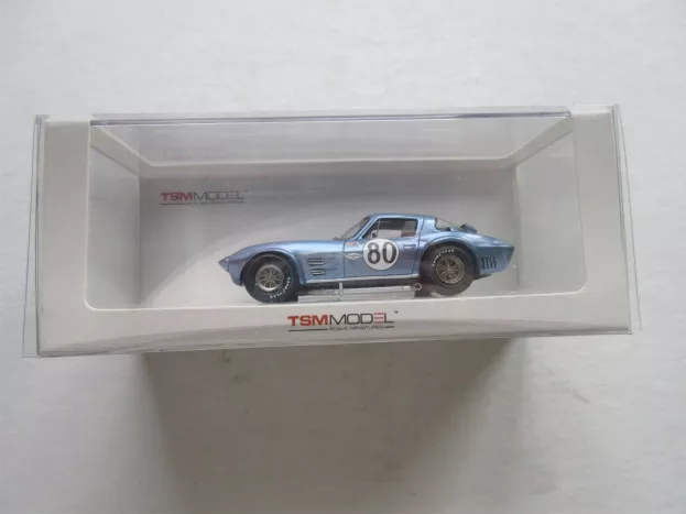 Truescale Chevrolet Corvette Grand Sport Coupe Team Mecom Racing N 80 Nassau Speedweek 1963 D.thompson 1:43 TSM124323