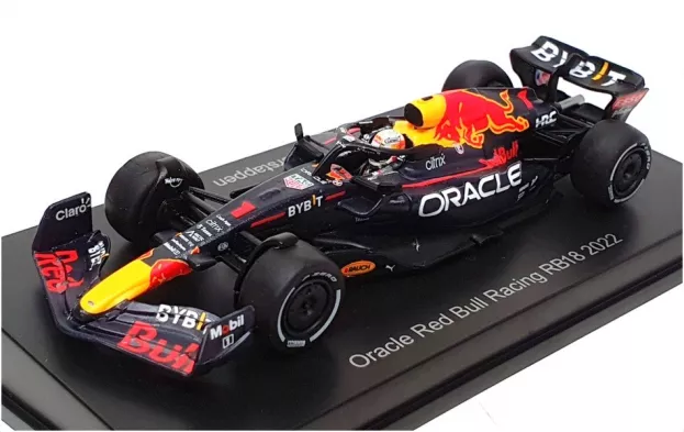 Spark Red Bull F1 Rb18 Team Oracle Red Bull Racing N 1 Season World Champion 2022 Max Verstappen 1:64 Y254