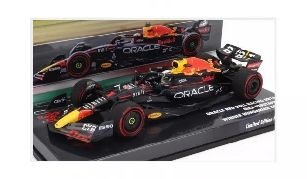 Minichamps Red Bull F1 Rb18 Team Oracle Red Bull Racing N 1 World Champion Winner Hungarian Gp 2022 Max Verstappen 1:43 447221301