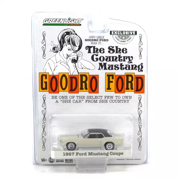 Greenlight Ford Mustang Coupe 1967 The She Country Mustang 1:64 30426