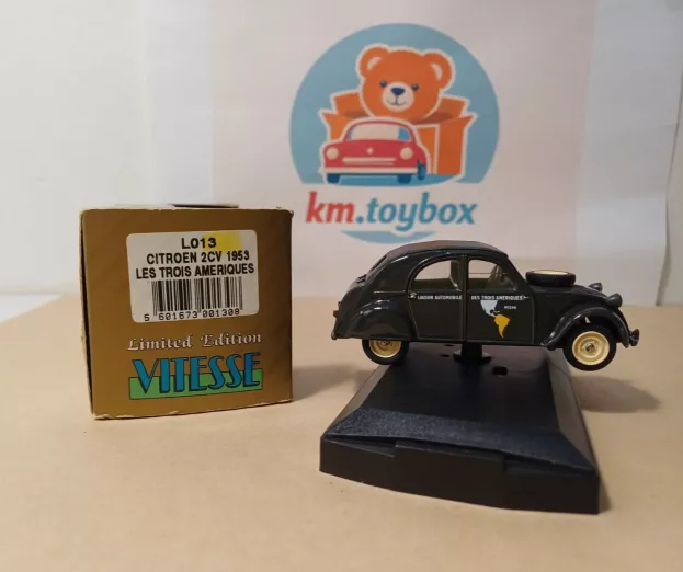 Vitesse Citroen 2cv France Rally Les Trois Ameriques 1953 1:43 L013