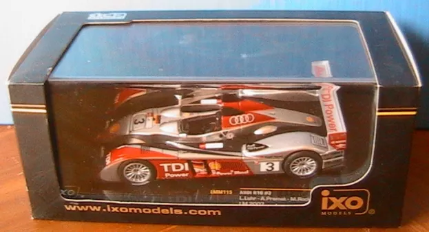 IXO Models Audi R10 Tdi N 3 Le Mans 2007 L.luhr M.rockenfeller A.premat 1:43 LMM115