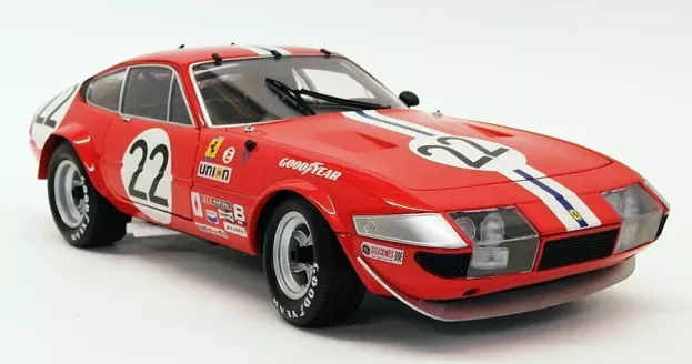 Kyosho Ferrari 365 Gtb 4 N 22 Daytona Competizione 1977 1:18 08164B