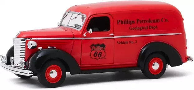 Greenlight Chevrolet Panel Truck 66 Phillips Petroleum Co. Geological 1939 1:24 85051