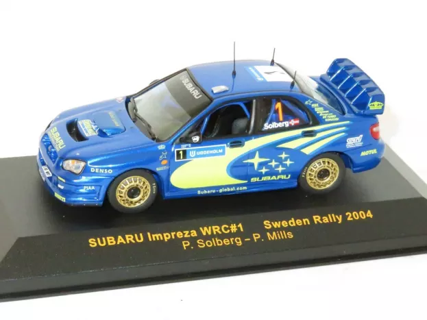 IXO Models Subaru Impreza Wrc03 N 1 Winner Rally Sweden 2004 P.solberg P.mills 1:43 RAM139