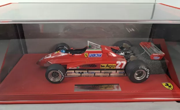 BBR Ferrari F1 126 C2 N 27 San Marino Gp 1982 G.villeneuve 1:18 P1894B
