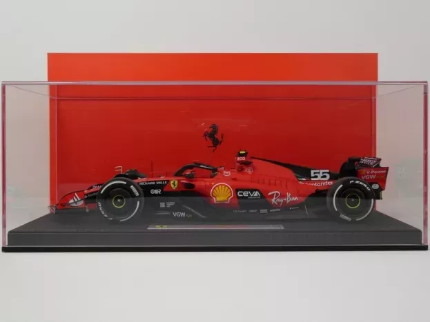 BBR Ferrari F1 Sf-23 Team Scuderia Ferrari N 55 Winner Singapore Gp 2023 Carlos Sainz 1:18 BBR231855D