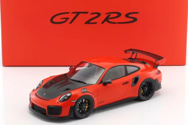 Spark Porsche 911 991-2 Gt2 Rs Coupe 2017 Con Vetrina With Showcase 1:18 WAX02100036