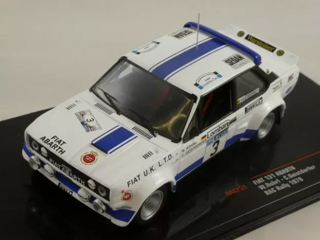 IXO Models Fiat 131 Abarth Team Fiat Uk N 3 Rally Rac Lombard 1979 W.rohrl C.geistdorfer 1:43 RAC259