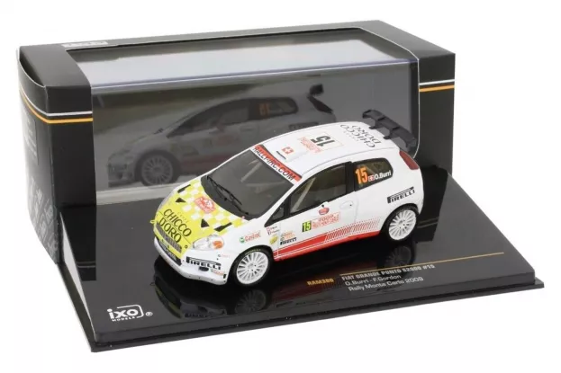 IXO Models Fiat Abarth Grande Punto S2000 N 15 Rally Montecarlo 2009 O.burri F.gordon 1:43 RAM380