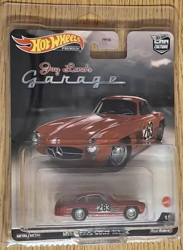 Hot Wheels Mercedes 300sl N 263 Jay Leno's Garage 1:64 HCK07