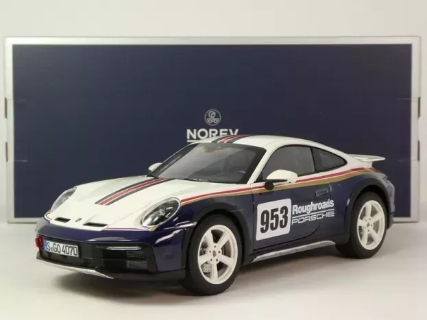 Norev Porsche 911 992 N 953 Rally Dakar Roughroads Coupe 2023 1:18 187240