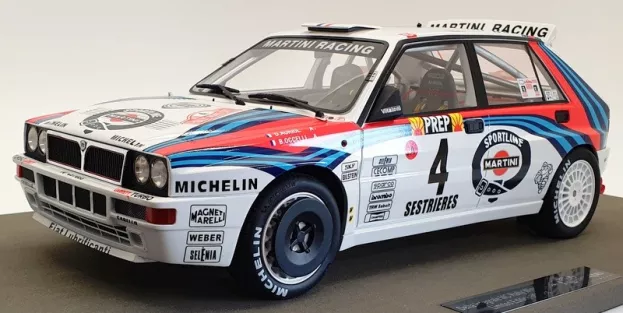 Top Marques Lancia Delta Hf Integrale Evoluzione N 4 Winner Rally Montecarlo 1992 D.auriol B.occelli 1:12 TMR12-01A