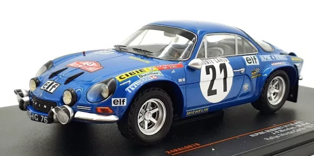 IXO Models Renault Alpine A110 1800s N 21 Rally Montecarlo 1973 J-p.nicolas M.vial 1:24 24RAL007B