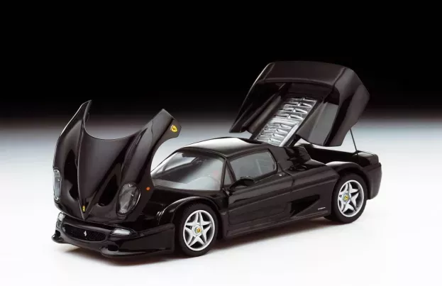 Kyosho Ferrari F50 1995 Con Aperture Black Interior With Openings 1:43 05091BK
