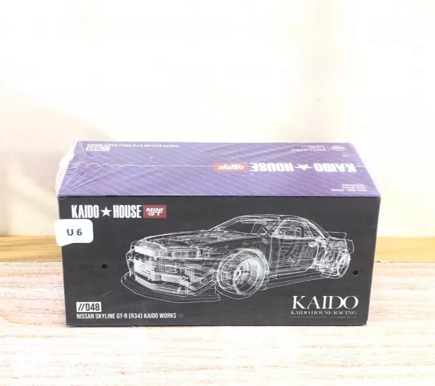 Mini-GT Nissan Skyline Gt-r N 0 Kaido Works V1 Coupe 2007 1:64 KHMG048