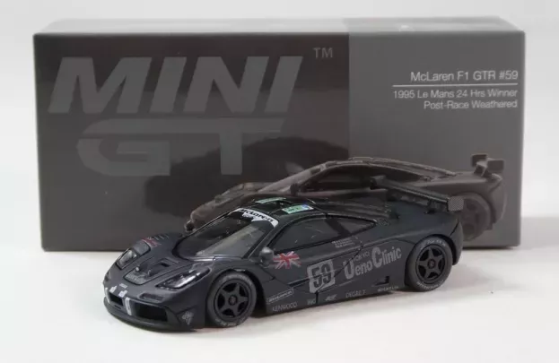 Mini GT Mclaren F-1 Gtr Bmw S70 2 6.1l V12 Team Kokusai Kaihatsu Racing N 59 Winner 24h Le Mans 1995 Yannick Dalmas Masanori Sekiya Jj Lehto 1:64 MGT00870-L