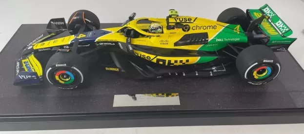 Minichamps Mclaren F1 Mcl38 Team Mclaren N 4 4th Monaco Gp senna 30th Anniversary 2024 Lando Norris 1:12 537248004